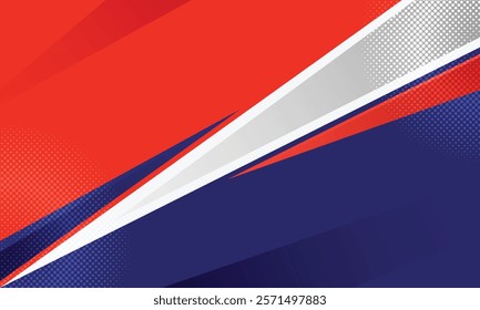 Orange and blue racing background abstract geometric shapes for car wrap stickers