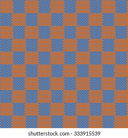 orange and blue seamless fabric texture pattern vector illustration EPS8