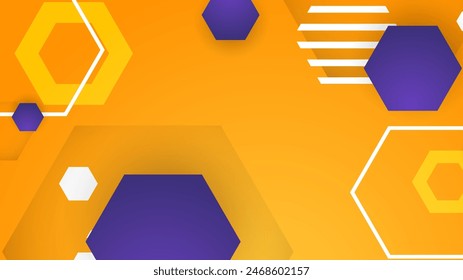 Orange blue and white vector minimalist simple abstract geometric gradient background. Abstract gradient shapes background for presentation, business report, card, banner, poster