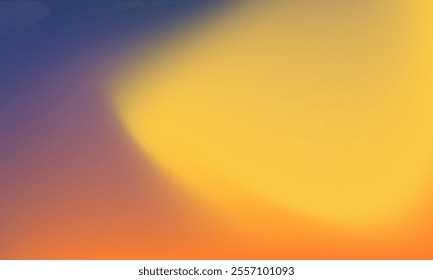 Orange, blue and yellow gradient background texture. Modern dynamic color design for banner, brochure, advertising, surface, backdrop, decorative, cover, landing page, header, website, commercial
