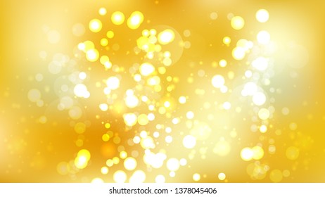 Orange Blurred Lights Background