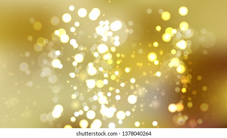 Orange Blurred Lights Background Vector