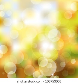 Orange Bokeh, autumn