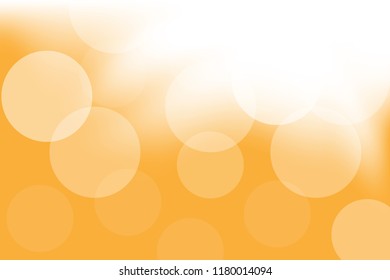 Orange Bokeh background with Light at top