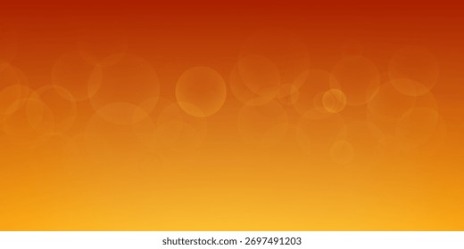 Orange Bokeh Gradient Background. Modern Trendy design in Vector Illustration