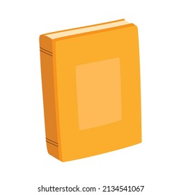 Orange Book Closed Literary Icon