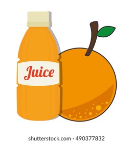 orange bottle juice