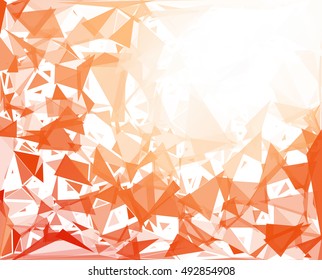 Orange Break Mosaic Background, Creative Design Templates