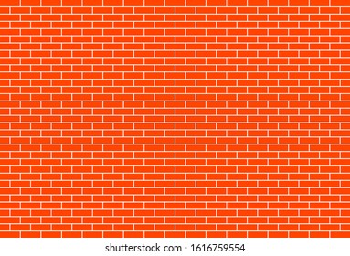 Orange brick wall background, 2020 Color Trends. Lush Lava