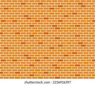orange brick wall, baground orange brick