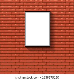 orange bricks with white paintings