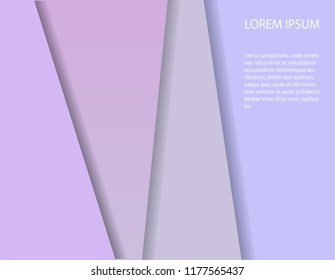 Orange bright paper cut background. Abstract modern background. Geometric 3d wallpaper