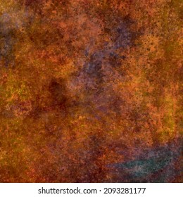 Orange bronze metal rustic wallpaper