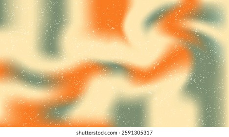 orange and  brown blurred gradient with grain noise effect background, for art product design, social media, trendy, vintage, flyer, banner