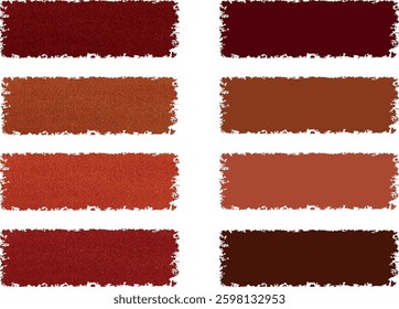 orange brown colorful thick brush strokes collection