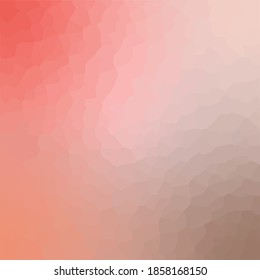 orangefarbener und brauner Farbverlauf-Hintergrund. Farbiger Hintergrund. Krystal-Muster-Bildschirmhintergrund. Polygonhintergrund. Vektorbild.