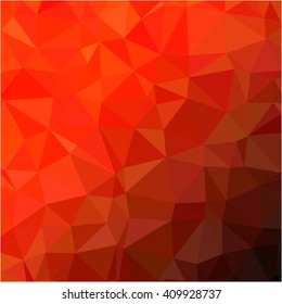 Orange brown polygon abstract background