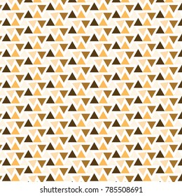 orange brown triangle flip striped pattern background vector illustration image