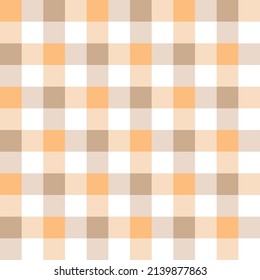 Fondo de patrón sin soldadura naranja, marrón y blanco. Ilustración vectorial.