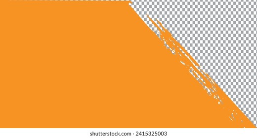 Fondo de brocha naranja para banner, papel pintado, banner de venta y afiche