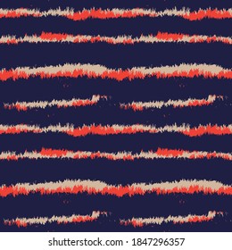 Orange Brush stroke fur pattern design for fashion prints, homeware, graphics, backgrounds