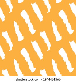 Orange Brush stroke fur pattern design for fashion prints, homeware, graphics, backgrounds
