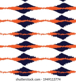 Orange Brush stroke fur pattern design for fashion prints, homeware, graphics, backgrounds