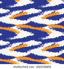 Orange Brush-Fellmuster für Modedrucke, Heimware, Grafiken, Hintergründe