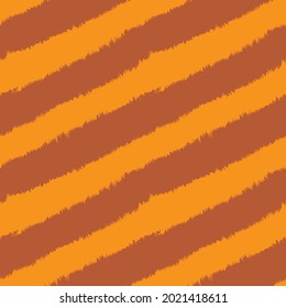 Orange Brush stroke fur pattern design for fashion prints, homeware, graphics, backgrounds