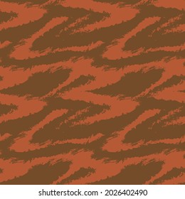 Orange Brush stroke fur pattern design for fashion prints, homeware, graphics, backgrounds