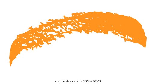 Orange Brushes Grunge Paint stripe. Distressed Vector Brush Stroke. Color Modern Textured banner. Dirty Artistic Design Elements. Creative Design Elements. Perfect For Logo, Banner, Icon. 