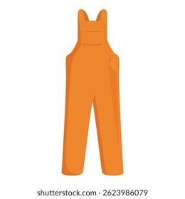 Orange builder overalls ensuring safety and functionality on construction sites