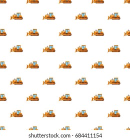 Orange bulldozer pattern