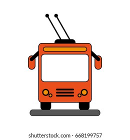 Orange bus design