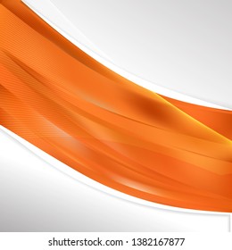 Orange Business Background Template Design