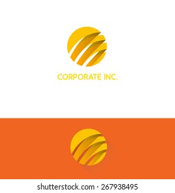 Orange Business Corporate Logo Design 