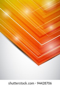 orange business template. vector illustration