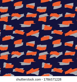 Orange Camouflage abstract seamless pattern background suitable for fashion textiles, graphics