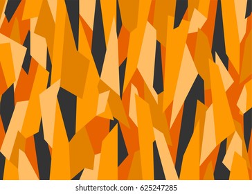 orange camouflage pattern