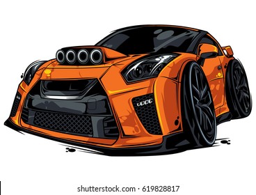 Orange Car