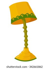 Orange cartoon lamp