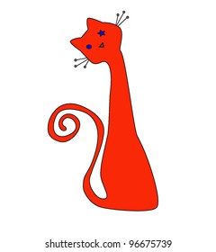 orange cat