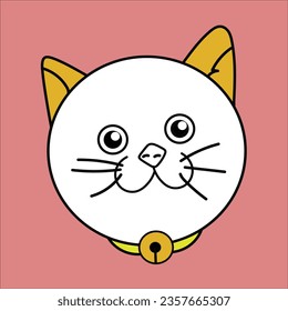 orange cat with a cheerful mood