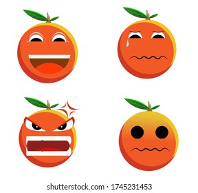 Orange character cartoons.