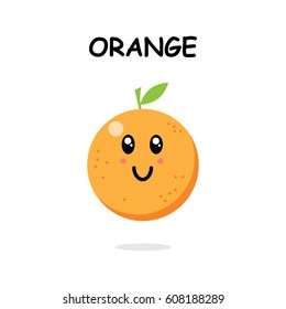 orange character in white background