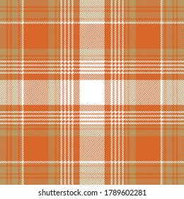 Patrón impecable de la prueba naranja. Ilustración vectorial.