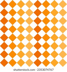 Orange checker pattern. checker seamless pattern vector. checker pattern. Decorative elements, floor tiles, wall tiles, bathroom tiles, swimming pool tiles.