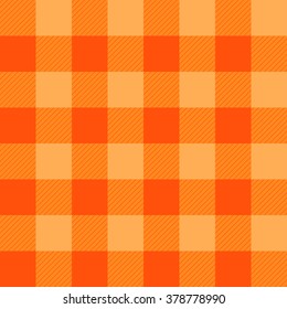 Orange Chessboard Background Vector Illustration