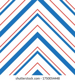 Orange Chevron diagonal striped seamless pattern background suitable for fashion textiles, graphics