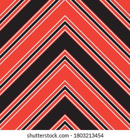 Orange Chevron diagonal striped seamless pattern background suitable for fashion textiles, graphics